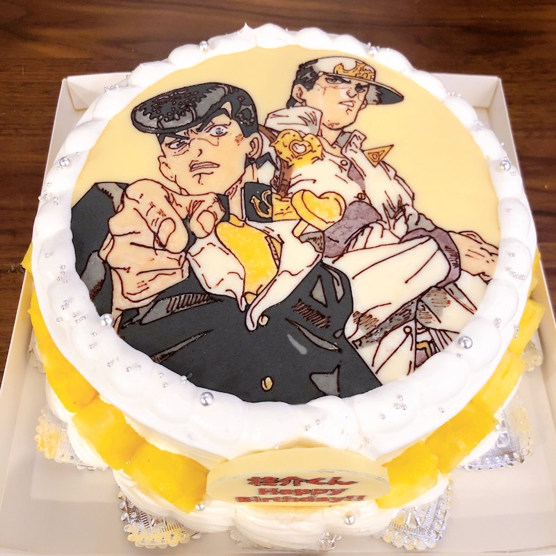 ジョジョの奇妙な冒険のキャラクターケーキ キャラクターケーキ 似顔絵ケーキの通販