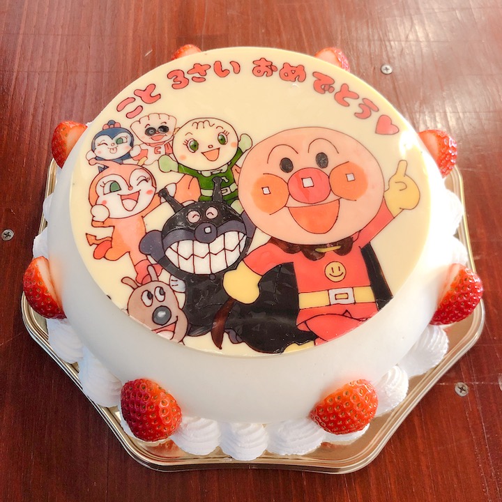 アンパンマンのキャラクターケーキ キャラクターケーキ 似顔絵ケーキの通販